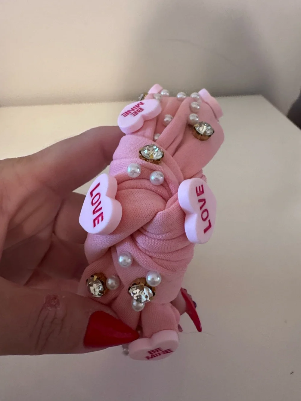 Valentines Day Knot Headband